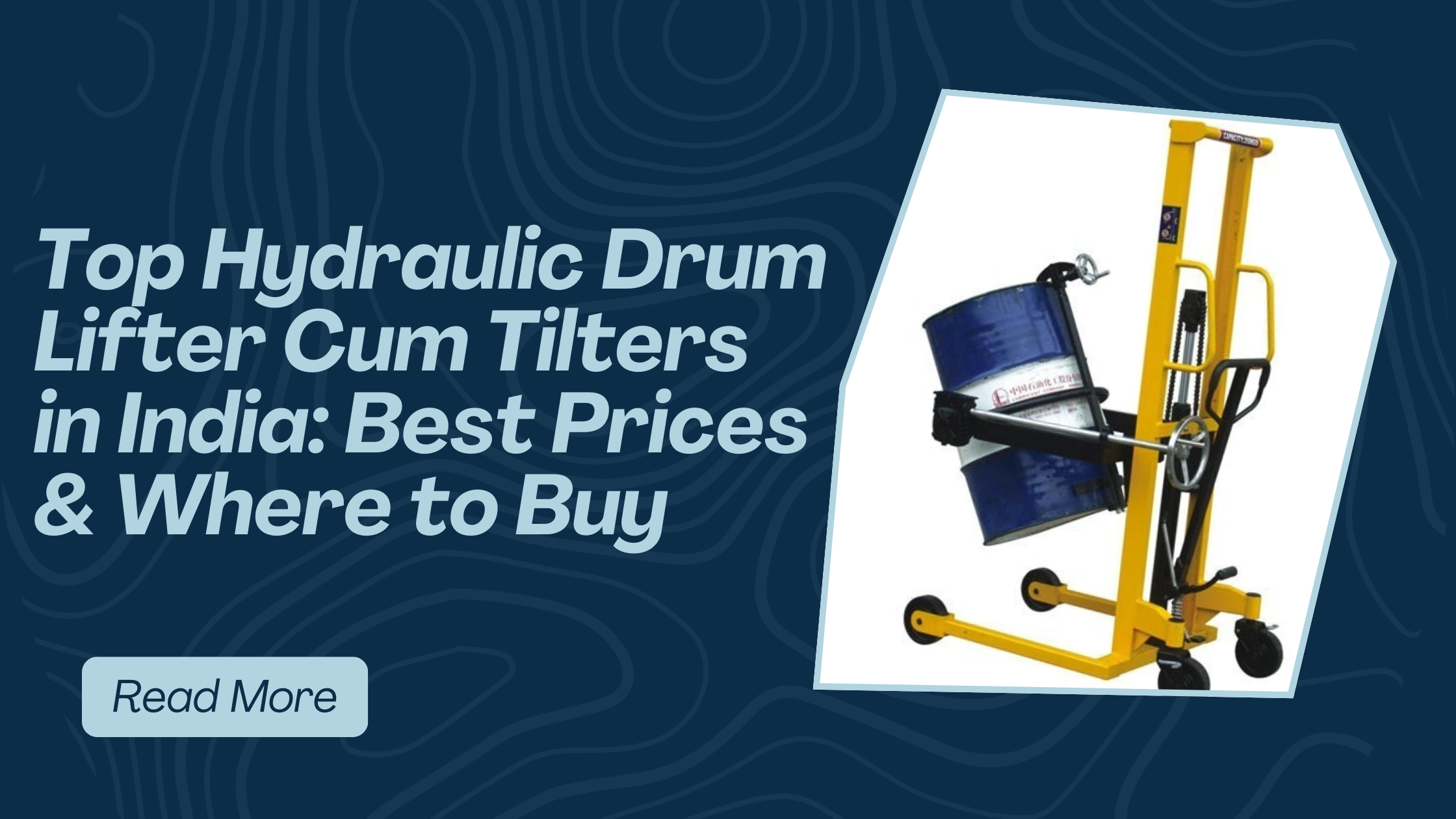 Top Lifter Raptech India Top Hydraulic Drum Lifter Cum Tilters in India: Best Prices & Where to ...